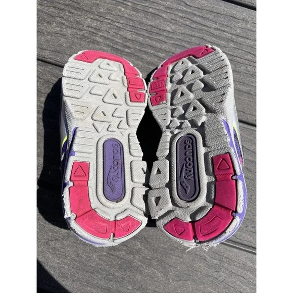 Saucony Sneaker Girls' Baby Ride Shoe (Toddler/Little Kid) * size 9.5 - Picture 5 of 9
